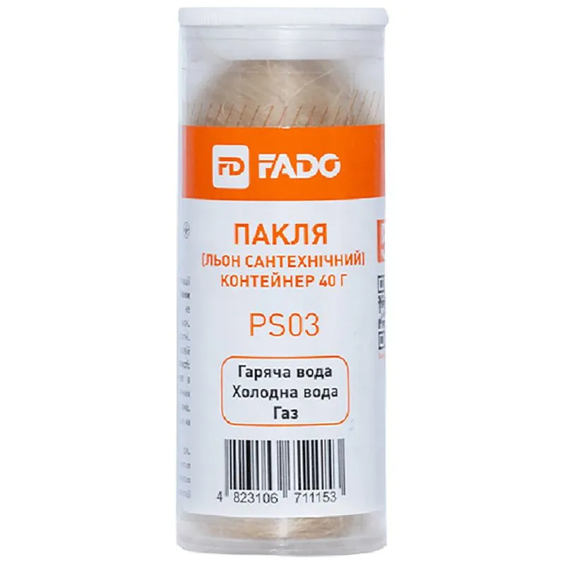 Пакля Fado, 40 г, контейнер, PS03 купить недорого в Украине, фото 1