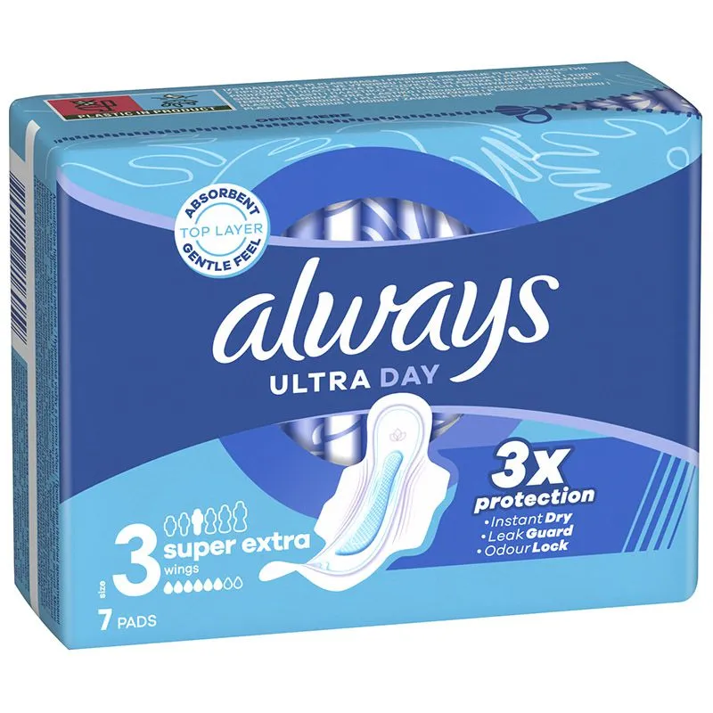 Прокладки Always Ultra Day Super Extra, 7 шт купити недорого в Україні, фото 1
