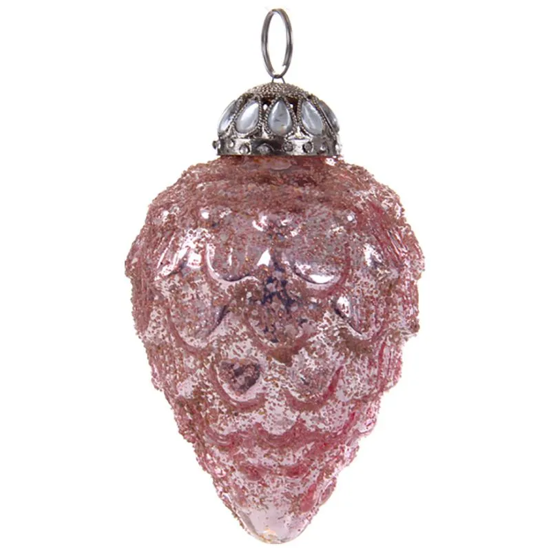 Игрушка ёлочная Lefard, 8х12 см, розовый, 876-018 купить недорого в Украине, фото 1