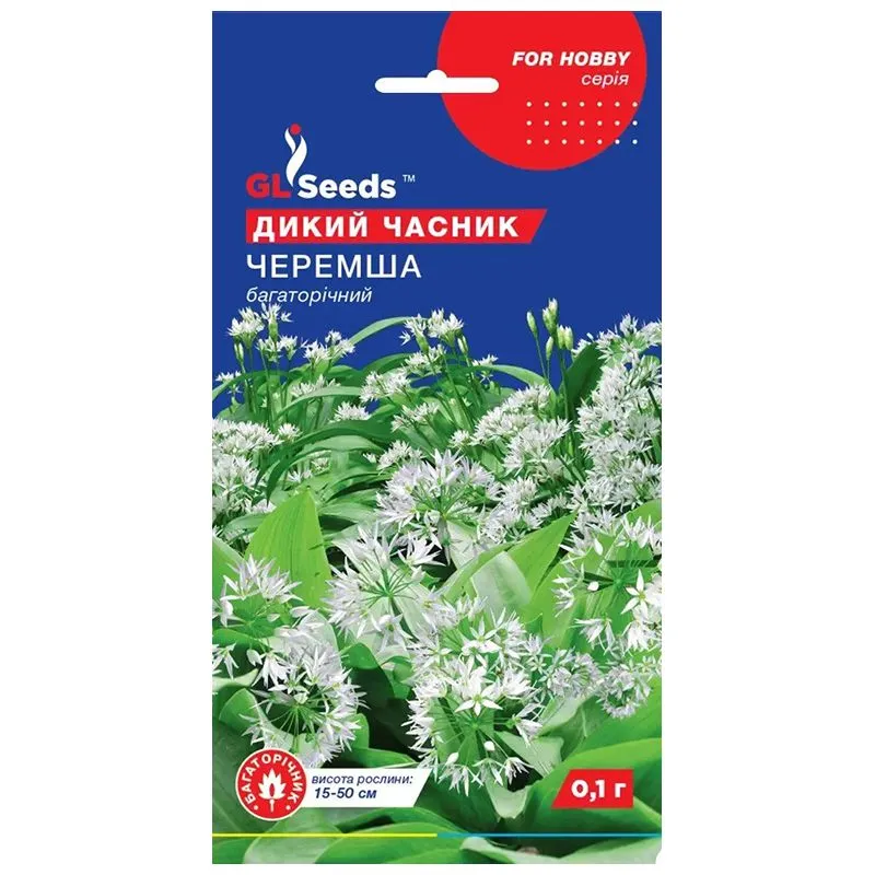 Насіння GL Seeds For Hobby Черемша Дикий часник, 1 г, 8927.001 купити недорого в Україні, фото 1