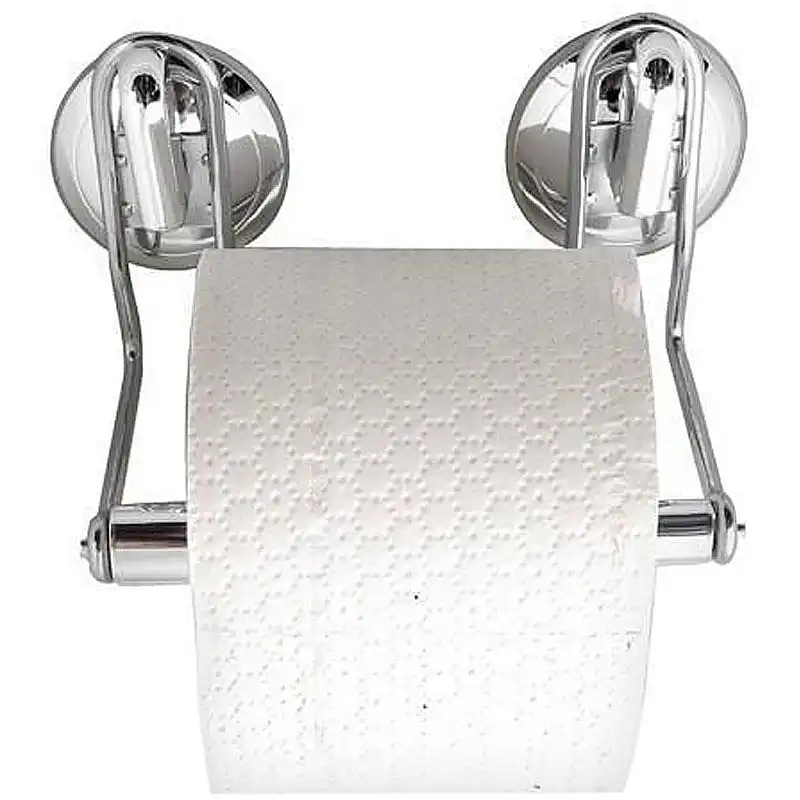 Тримач для туалетного паперу AWD на присосках, настінний, метал, хром, 2090995 купити недорого в Україні, фото 1