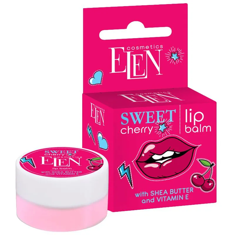 Бальзам для губ Elen Cosmetics Sweet Cherry, 9 г купити недорого в Україні, фото 2