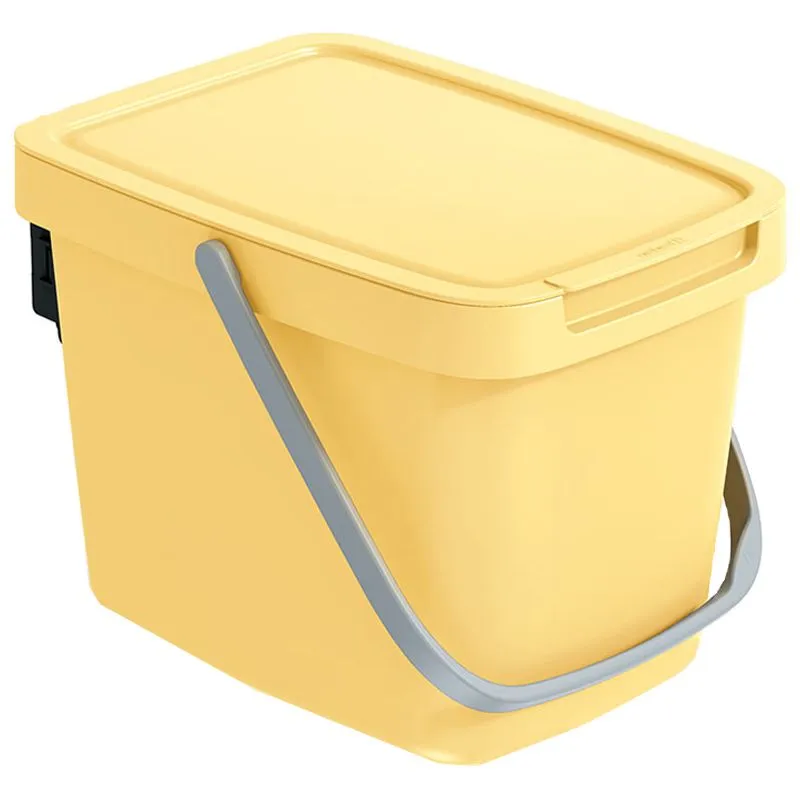 Відро для сміття підвісне Keden, 6 л, жовтий, NHW6-1215C купити недорого в Україні, фото 1
