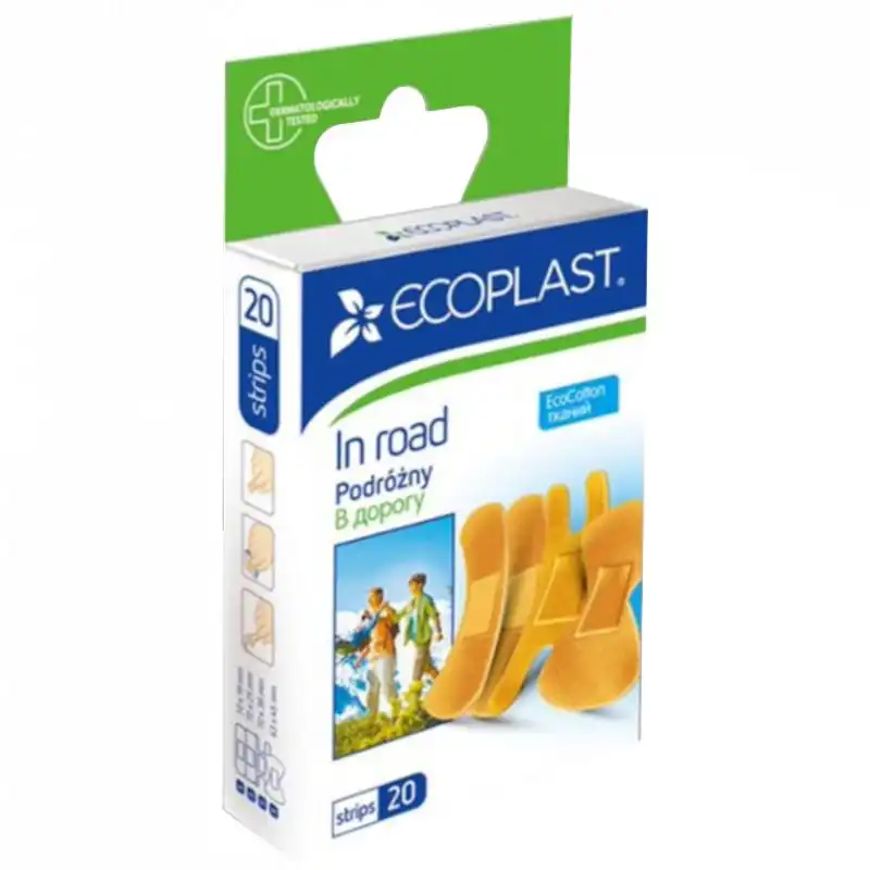 Набір пластирів медичних Ecoplast В дорогу, 20 шт купити недорого в Україні, фото 1