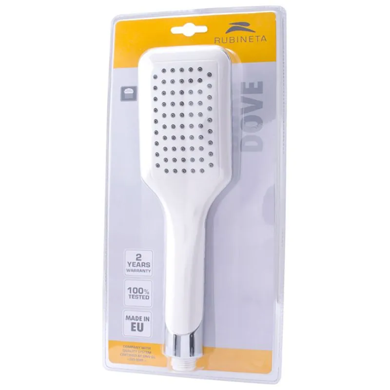 Душевая лейка Rubineta Dove, 105х80 мм, 622074B купить недорого в Украине, фото 2