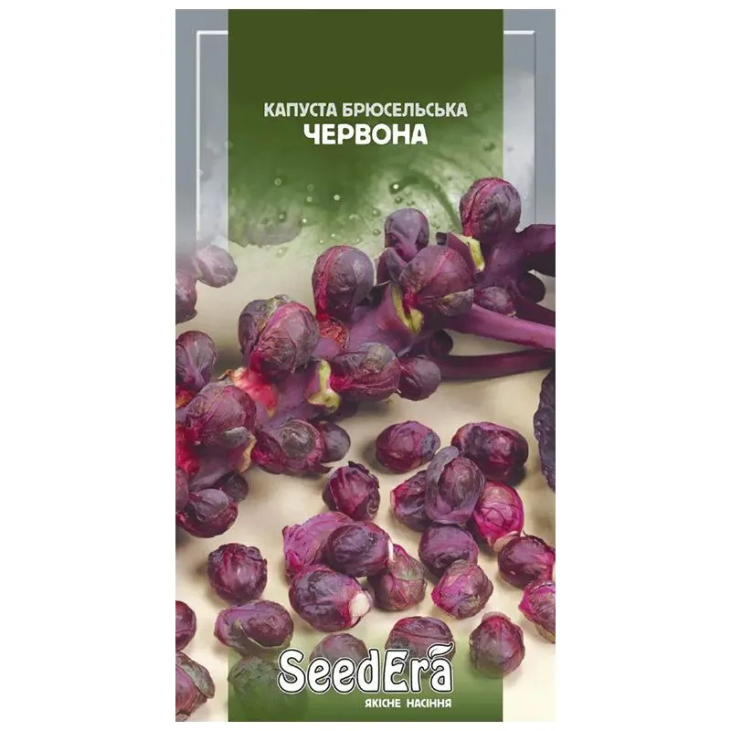 Насіння капусти брюссельської Seedera Червона, 0,1 г купити недорого в Україні, фото 1