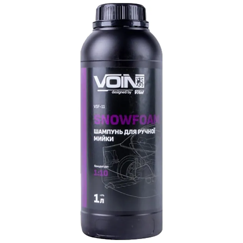 Автошампунь для ручной мойки Voin SnowFoam VSF-11, 1л, фото 1 Автошампунь для ручной мойки Voin SnowFoam VSF-11, 1л купить недорого в Украине, фото 1