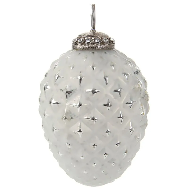 Игрушка ёлочная Lefard, 8х12 см, белый, 876-029 купить недорого в Украине, фото 1