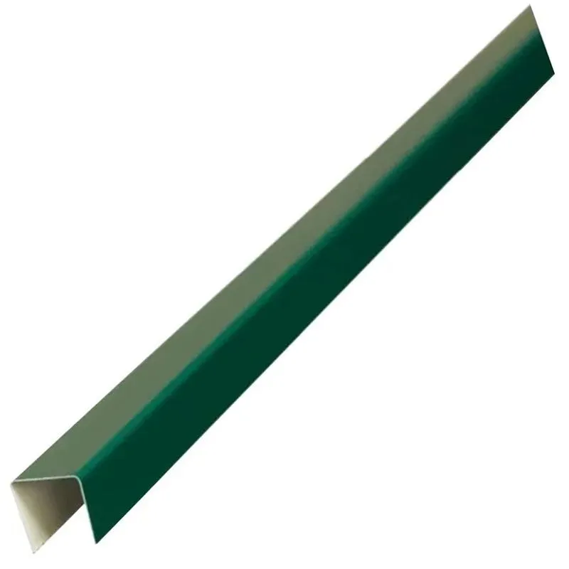 Торцева планка, П-образна, 0,26x110x2000 мм, зелений купити недорого в Україні, фото 1