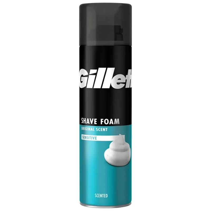Піна для гоління Gillette для чутливої шкіри, 200 мл купити недорого в Україні, фото 1