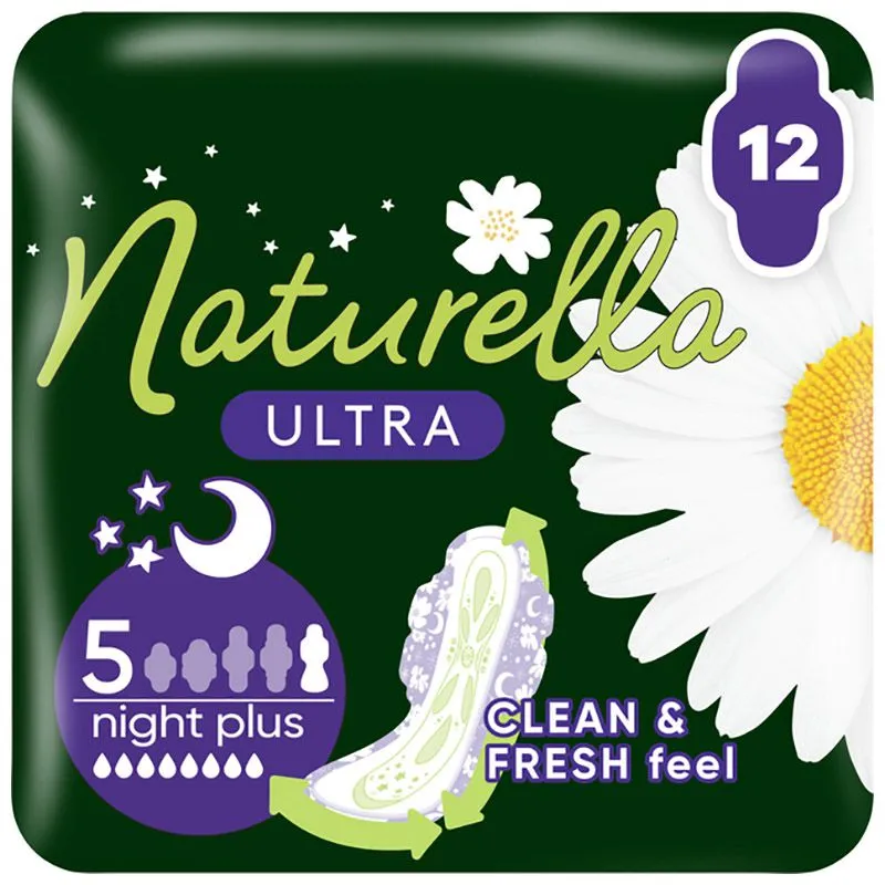 Прокладки Naturella Ultra Night Plus Camomile, 12 шт купить недорого в Украине, фото 1
