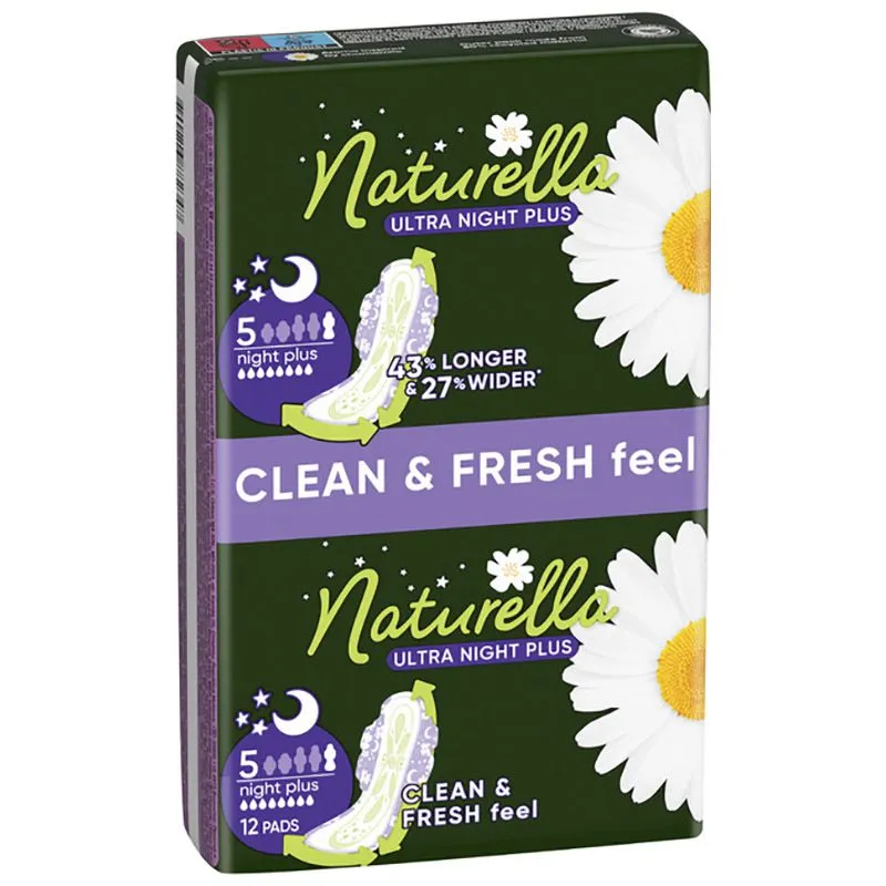 Прокладки Naturella Ultra Night Plus Camomile, 12 шт купить недорого в Украине, фото 2
