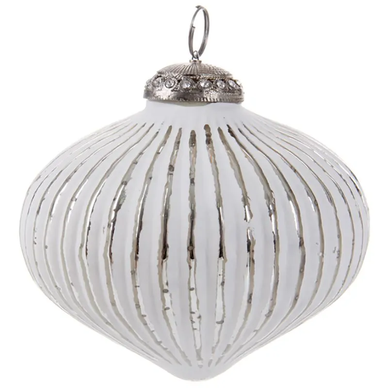 Игрушка ёлочная Lefard, 12,5х12,5 см, белый, 876-033 купить недорого в Украине, фото 1