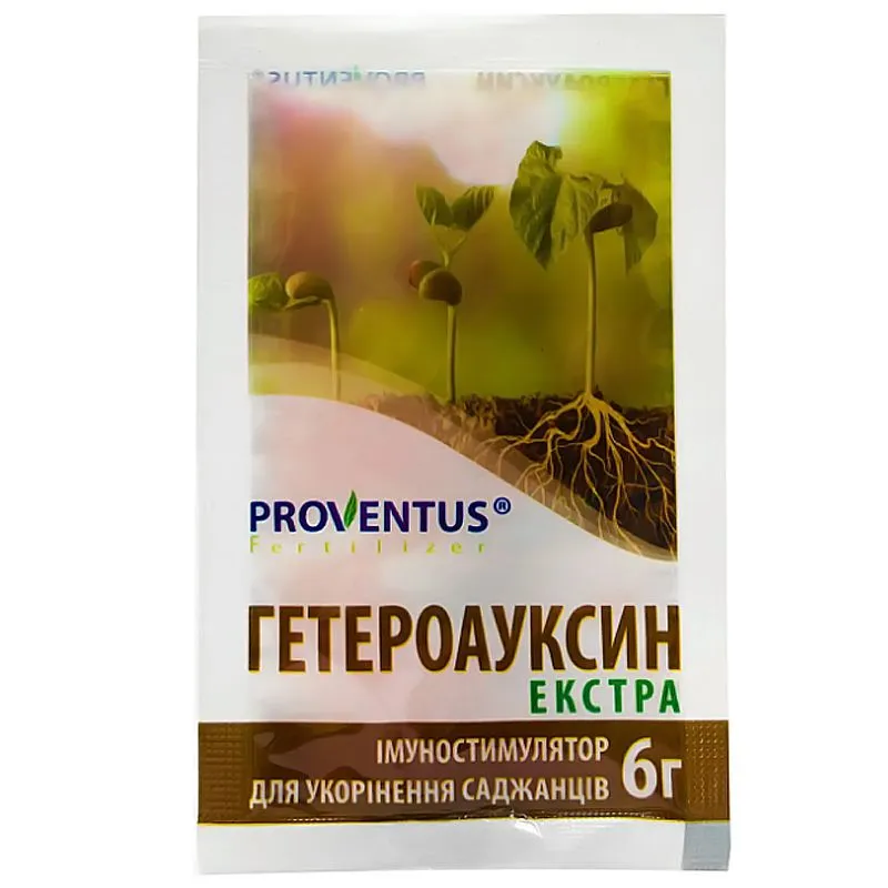 Добриво стимулятор росту Proventus Гетероауксин, 6 г купити недорого в Україні, фото 1