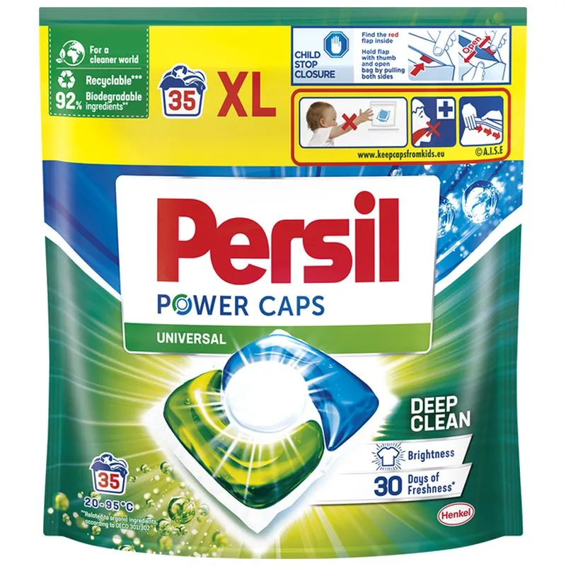 Капсули Persil Power Caps Universal Deep Clean, 35 шт купити недорого в Україні, фото 1