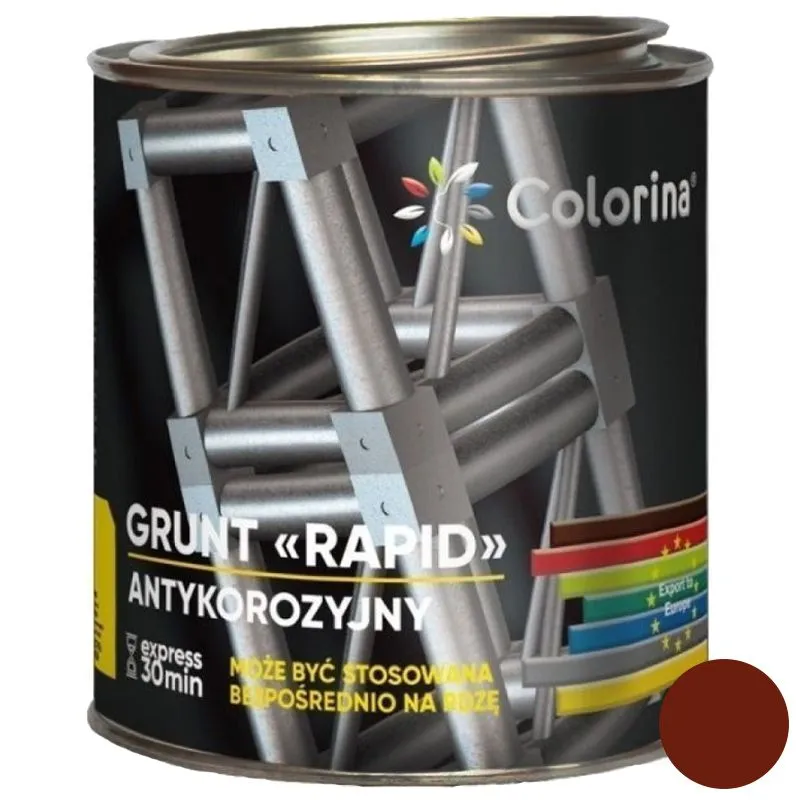Грунтовка антикоррозийная Colorina Rapid, 2,8 кг, красно-коричневая купить недорого в Украине, фото 1