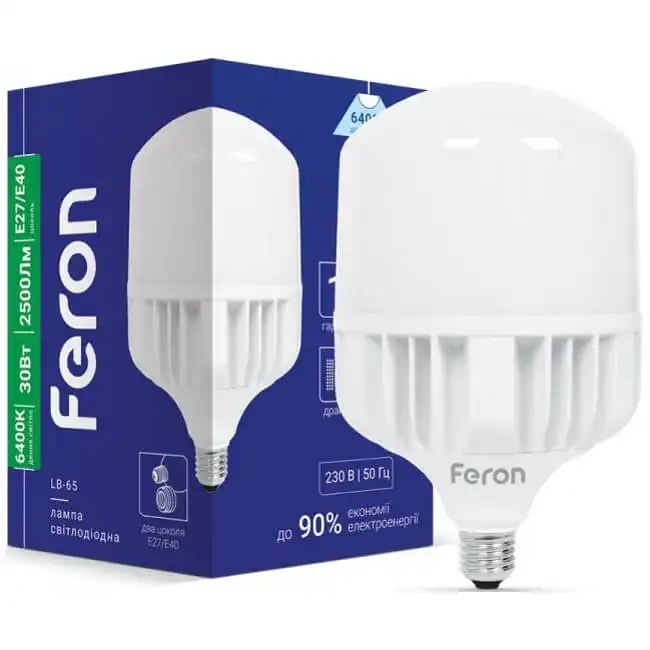 Лампа Feron LB-65, 30W, E27-E40, 6400K, 5572 купить недорого в Украине, фото 1