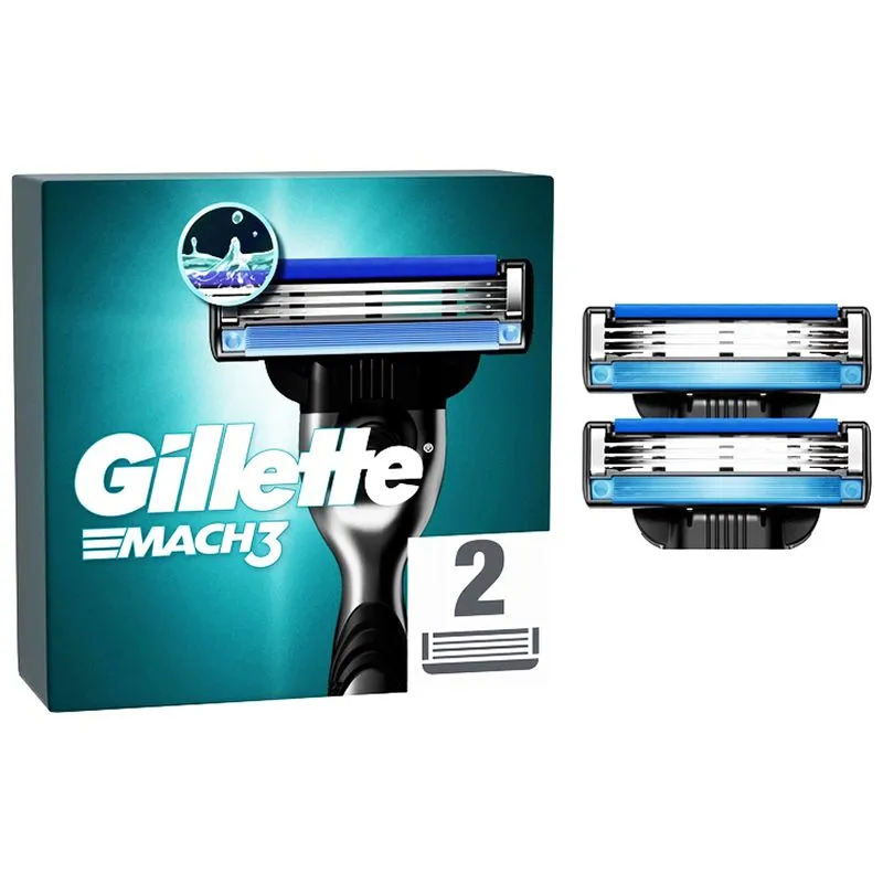Змінні касети Gillette Mach3, 2 шт. купити недорого в Україні, фото 1