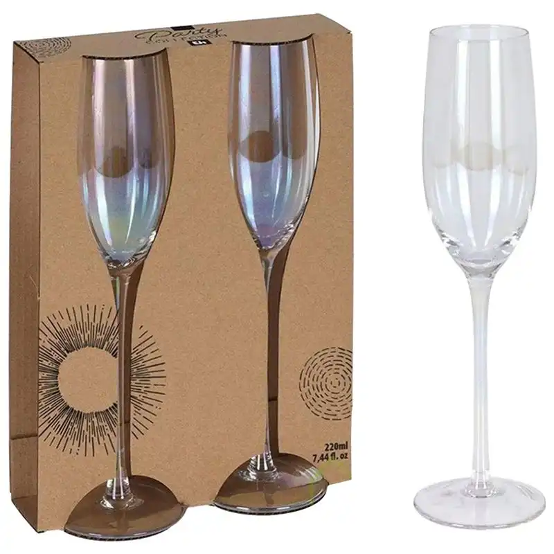 Набор бокалов для шампанского Koopman 2 шт, 200 мл, DP2012400 купить недорого в Украине, фото 1