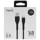 Кабель micro USB Havit, 1,8 м, чорний, HV-H67 купити недорого в Україні, фото 3