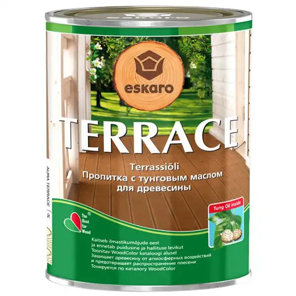 Олія для дерева Eskaro Aura Terrace, 0,9 л купити недорого в Україні, фото 1