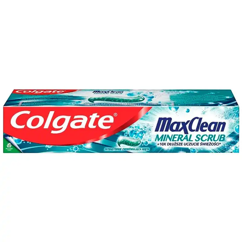 Зубная паста Colgate Max Clean Mineral Scrub, 75 мл купити недорого в Україні, фото 1
