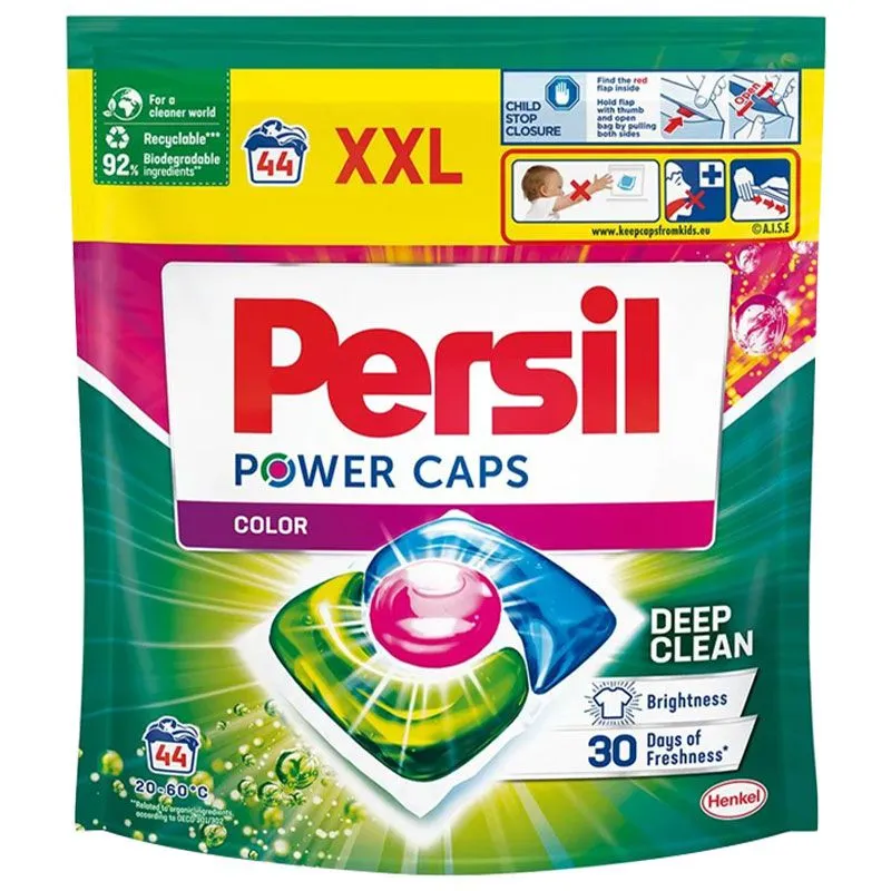 Капсули для прання Persil Color Power caps, 44 шт купити недорого в Україні, фото 1