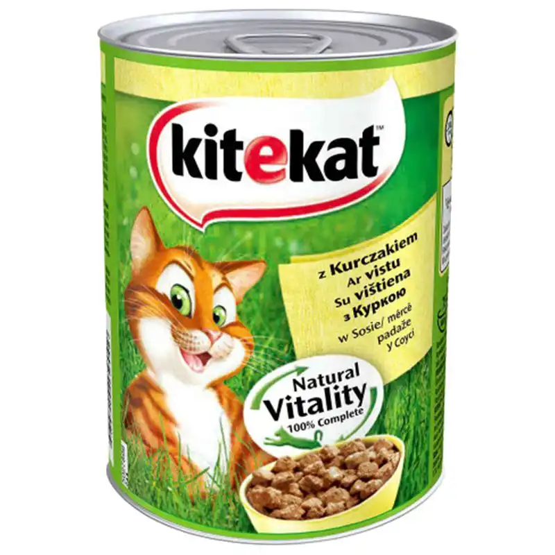Корм для котів Kitekat Курка, 400 г, 9023 купити недорого в Україні, фото 1