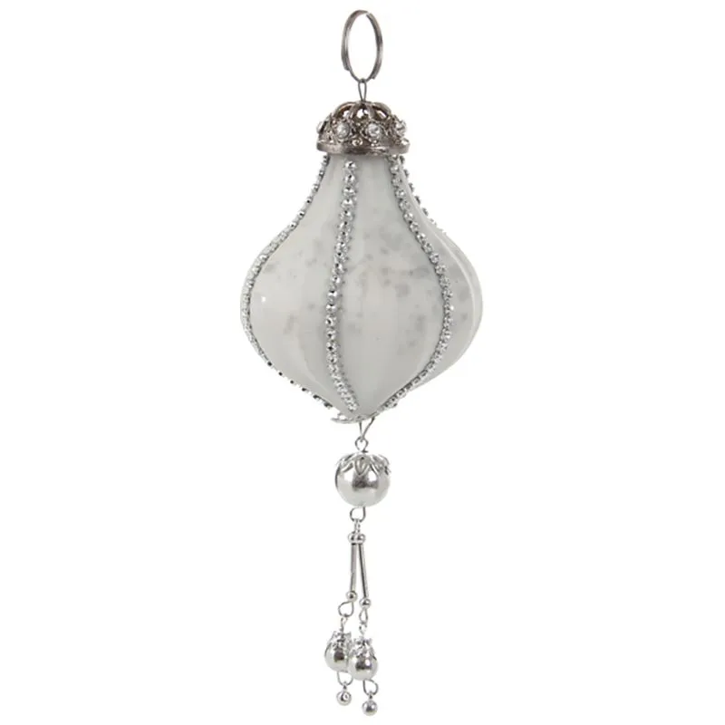 Игрушка ёлочная Лефард, 5х8 см, белый, 876-057 купить недорого в Украине, фото 1