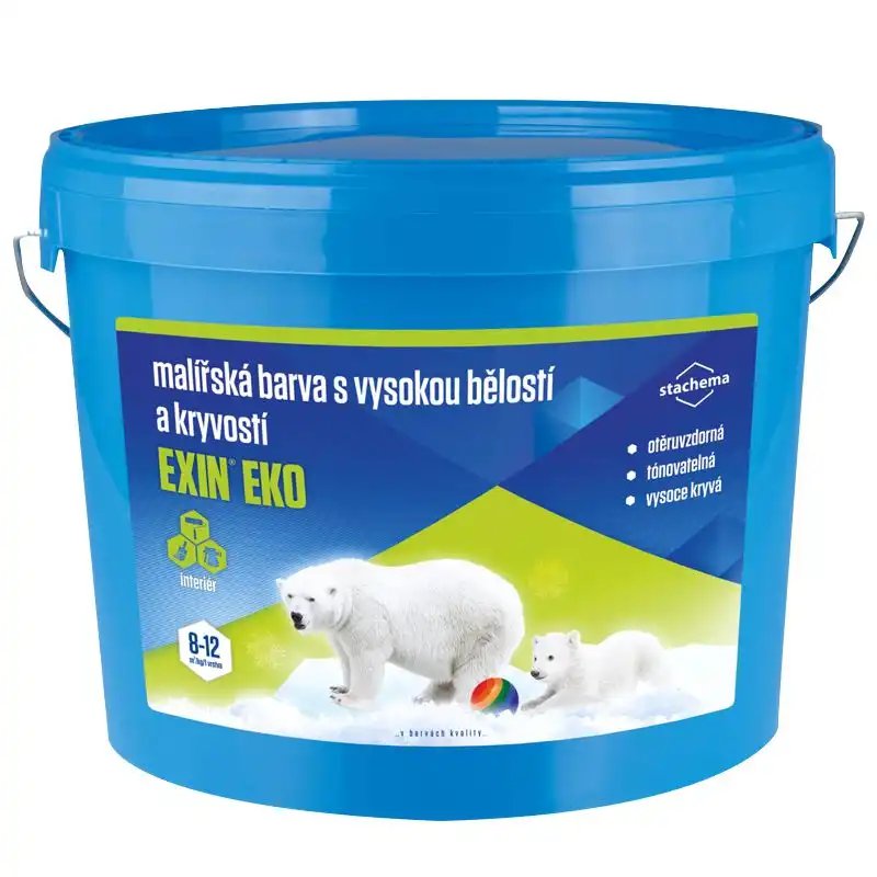 Краска акриловая Stachema Exin Eco, белая, 15 кг купить недорого в Украине, фото 1
