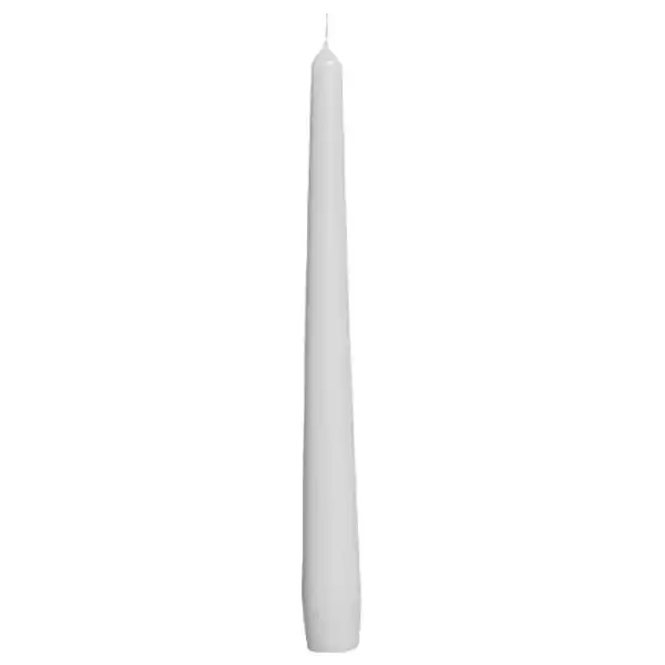 Конусна свічка Bolsius 245/24, білий, 359702 купити недорого в Україні, фото 1