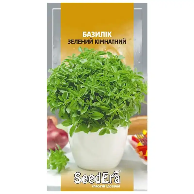 Семена SeedEra Базилик зеленый комнатный, 0,5 г купить недорого в Украине, фото 1