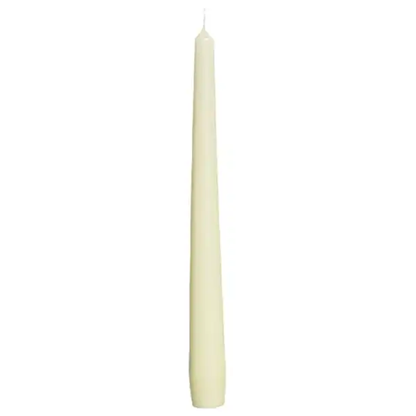 Конусна свічка Bolsius 245/24, кремовий, 359705 купити недорого в Україні, фото 1