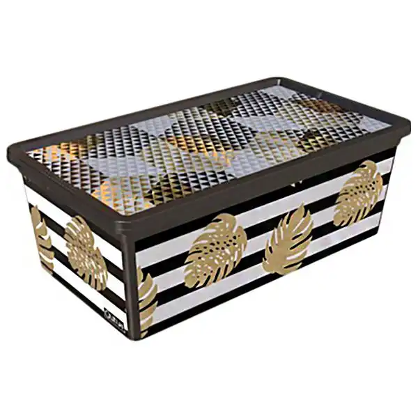 Контейнер для хранения с крышкой Qutu Trend Box Pineapple Life, 5 л, 6709310 купить недорого в Украине, фото 1