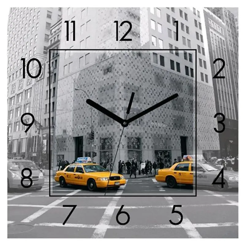 Годинник настінний Uta New York, 30х30 см купити недорого в Україні, фото 1