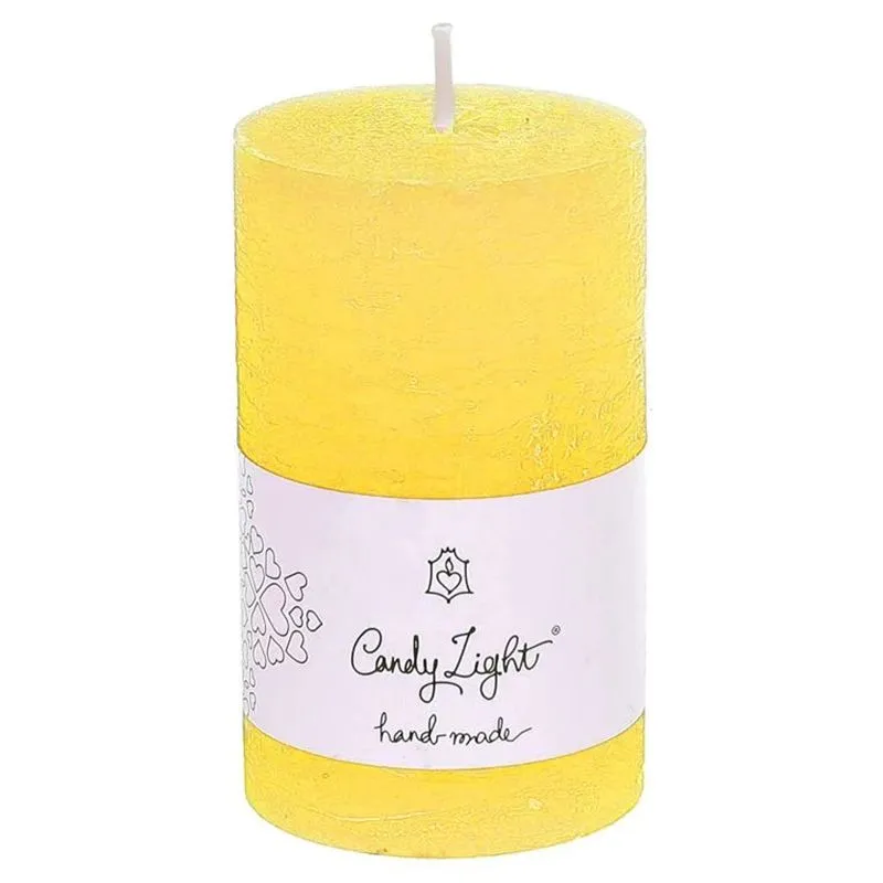 Свічка Candy Light TW07, 10,5х8 см, жовтий купити недорого в Україні, фото 1