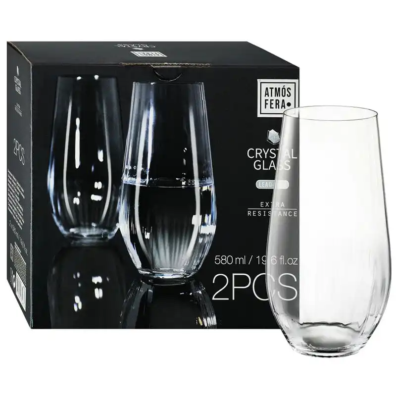 Набір склянок Koopman 2 шт, 580 мл, SR4000070 купити недорого в Україні, фото 2