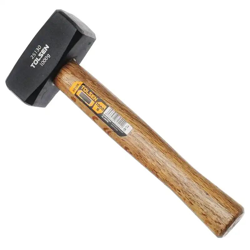 Кувалда Tolsen, дерев'яна ручка, 1 кг, 25130 купити недорого в Україні, фото 1