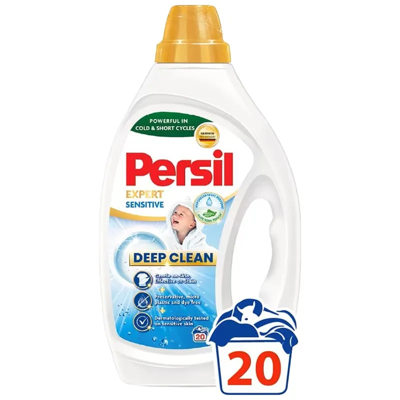 Гель для ручного і машинного прання Persil Sensitive, 900 мл, 20 циклів купити недорого в Україні, фото 1