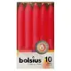 Свечи Bolsius, 17х2 см, 10 шт, красный, 702241, фото 1 Свечи Bolsius, 17х2 см, 10 шт, красный, 702241 купить недорого в Украине, фото 1