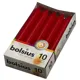 Свечи Bolsius, 17х2 см, 10 шт, красный, 702241, фото 2 Свечи Bolsius, 17х2 см, 10 шт, красный, 702241 купить недорого в Украине, фото 2
