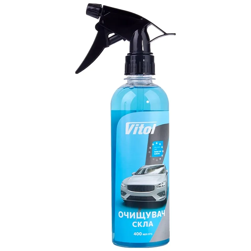 Очиститель стекла Vitol VTCC-4001, 400 мл, фото 1 Очиститель стекла Vitol VTCC-4001, 400 мл купить недорого в Украине, фото 1
