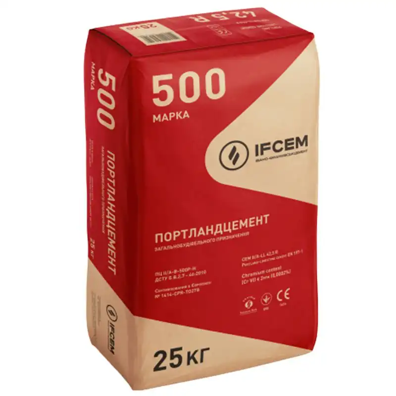 Цемент IFCEM ПЦ І-500Р-Н, 25кг купити недорого в Україні, фото 1