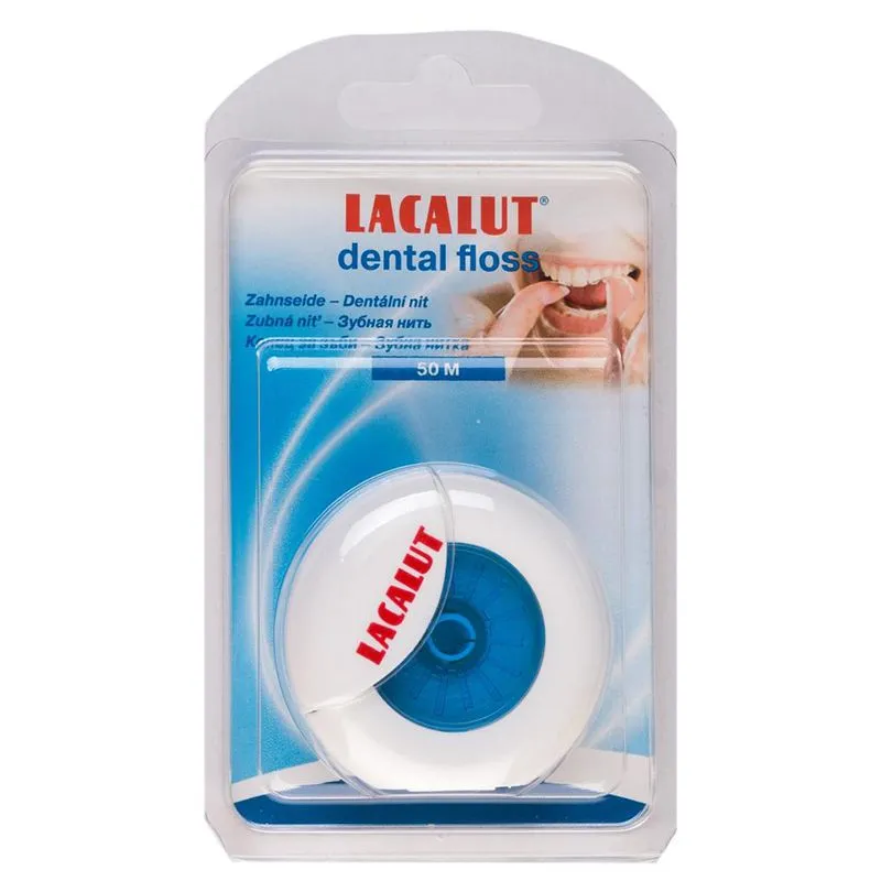 Зубна нитка Lacalut, 50 м купити недорого в Україні, фото 1