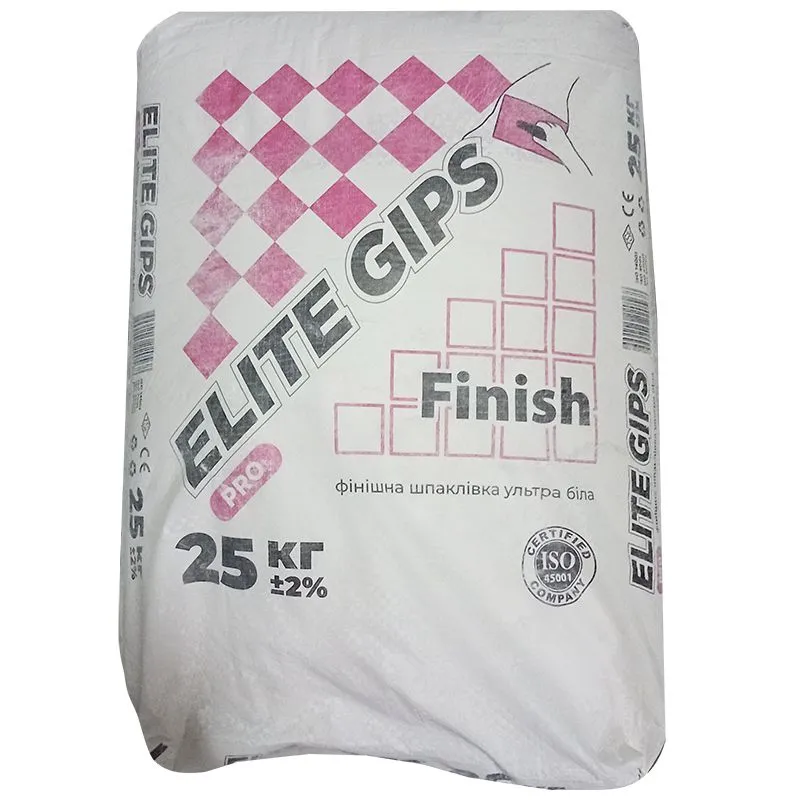 Шпаклівка Elite Gips PRO, 25 кг купити недорого в Україні, фото 1