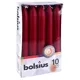 Свеча Bolsius, 17х2 см, 10 шт, бордовый, 702244, фото 1 Свеча Bolsius, 17х2 см, 10 шт, бордовый, 702244 купить недорого в Украине, фото 1