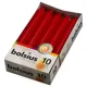 Свеча Bolsius, 17х2 см, 10 шт, бордовый, 702244, фото 2 Свеча Bolsius, 17х2 см, 10 шт, бордовый, 702244 купить недорого в Украине, фото 2