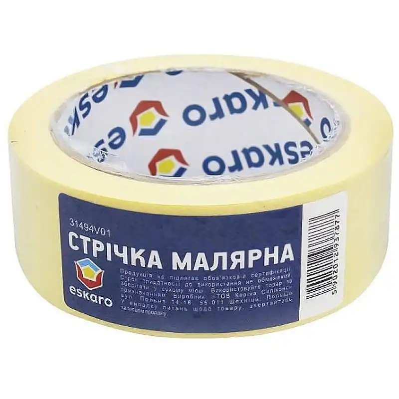 Лента малярная Eskaro 48 мм х 20 м, 4811412000 купить недорого в Украине, фото 1