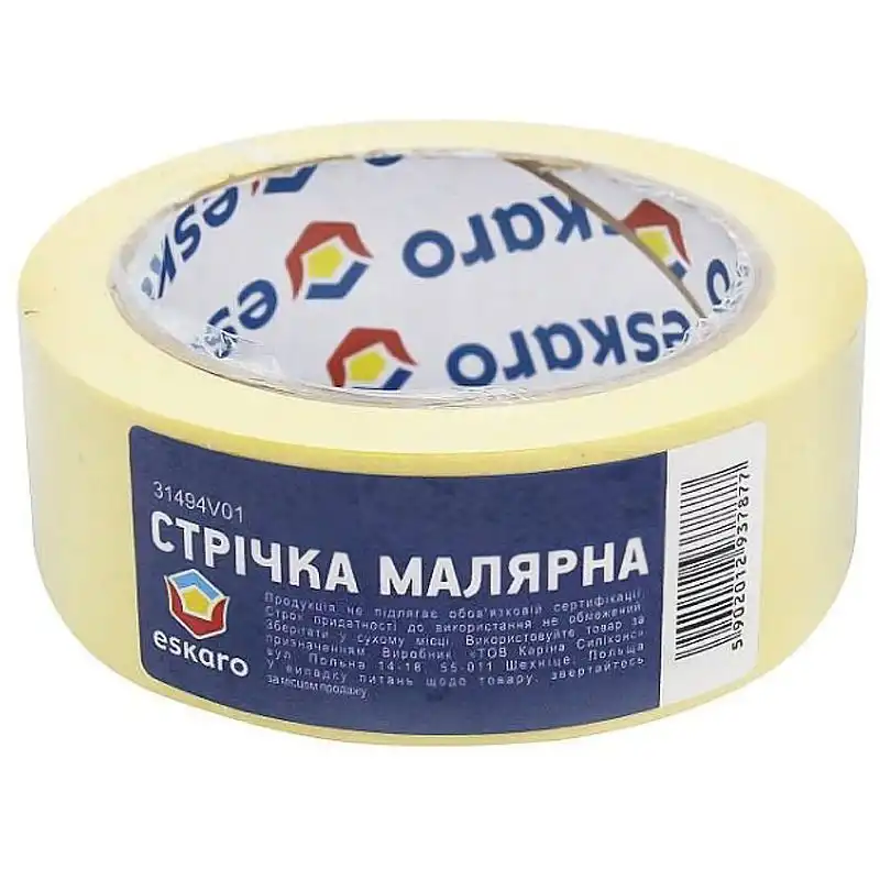 Стрічка малярна Eskaro 38 мм х 20 м, 4811412000 купити недорого в Україні, фото 1
