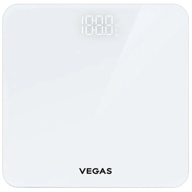 Весы напольные электронные стекло Vegas, белый, VFS-3607 купить недорого в Украине, фото 1